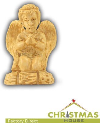 Olive Wood Praying Angel 2.75