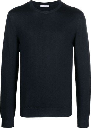 Fine-Knit Virgin-Wool Jumper