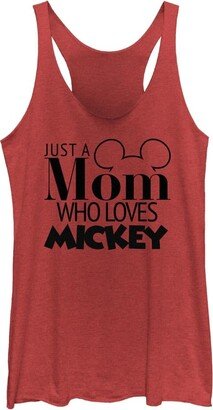 Classic Mom Loves Mickey Women's Racerback Tank Top