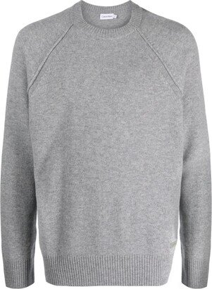 Long-Sleeve Wool Jumper