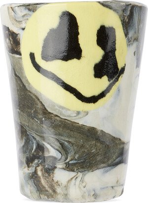 DUM KERAMIK Black & White One Smiley Vase