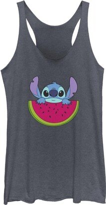 Lilo Stitch Watermelon Women's Racerback Tank Top