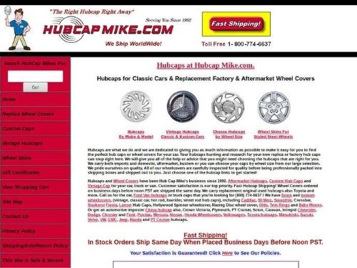 Hubcap Mike Promo Codes & Coupons