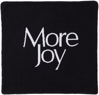 Black Cashmere 'More Joy' Cushion Cover