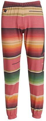 Serape Bolt Stitch Sweatpants