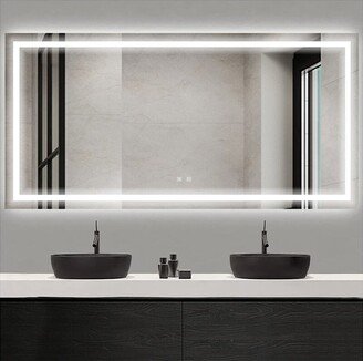 Clovis LED Bathroom Vanity Mirror Wall Mounted Anti-Fog Dimmable Mirror