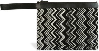 Keith zigzag-pattern pouch