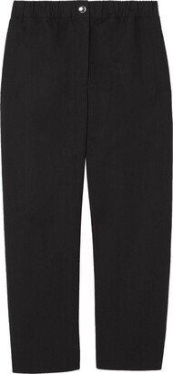 Wide-Leg Cropped Trousers-AC