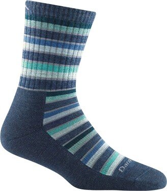 Darn Tough Decade Stripe Micro Crew Midweight Cushion Sock - Women's