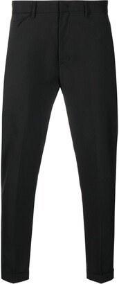 Cropped Tailored Trousers-CK