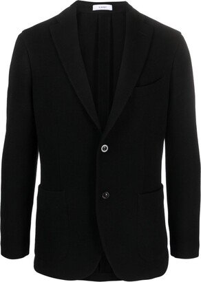 Knitted Single-Breasted Blazer-AA