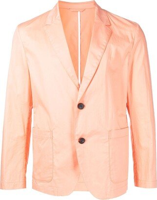 Button-Fastening Single-Breasted Blazer