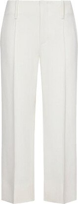 Bi-Stretch Crepe Cropped Pants