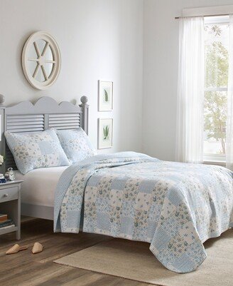 Kenna Cotton Reversible 3 Piece Quilt Set, King