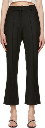 Black Cropped Trousers-AD