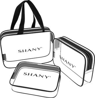 SHANY Clear Toiletry and Makeup Organizer Bag Set