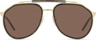 DG2277 pilot-frame sunglasses