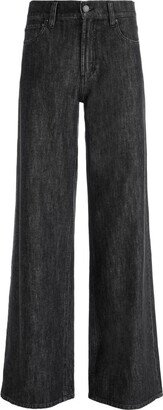 Trish low-rise wide-leg jeans