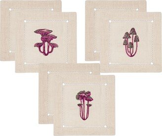 Set of 6 cocktail napkins