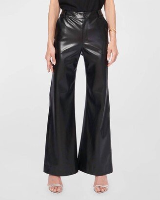 Zenobia Vegan Leather Pant In Black