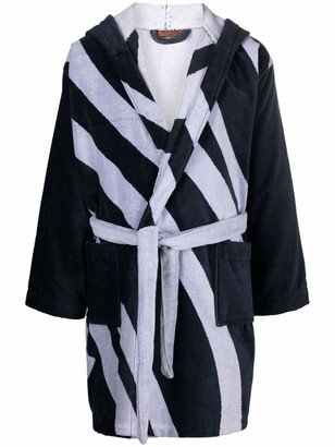 Striped Bath Robe-AA