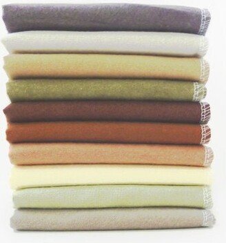 Natural Cloth Napkins Reusable Paper Towels Unpaper -Colors Of Cotton - Soft Eco Friendly Flannel Washable Towel Cb