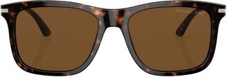 Prada Eyewear Tortoiseshell Square-Frame Sunglasses