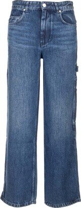 Straight-Leg Mid-Rise Jeans-AF