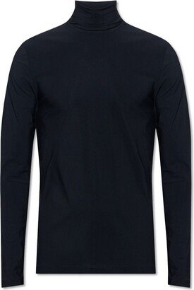 Logo Printed Turtleneck Jumper