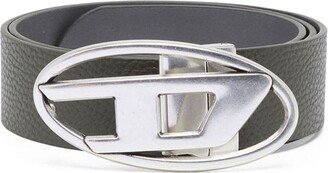 B-1dr logo-buckle leather belt