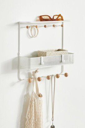 Estique Multi-Hook Wall Shelf