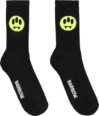 Logo Cotton Blend Socks-AB