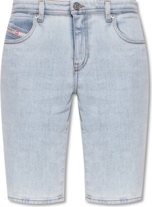 ‘De-Ginny’ Denim Shorts Light - Blue