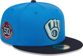 Men's Royal Milwaukee Brewers 59FIFTY Fitted Hat