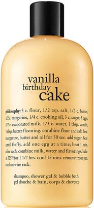 Vanilla Birthday Cake Shampoo, Bath and Shower Gel 480ml