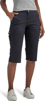 Flex-To-Go Cargo Skimmer (Black) Women's Casual Pants