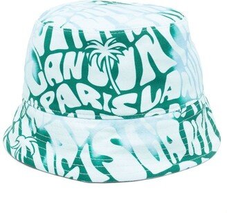 Logo-Print Bucket Hat-AF