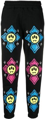 Graphic-Print Mid-Rise Track Pants