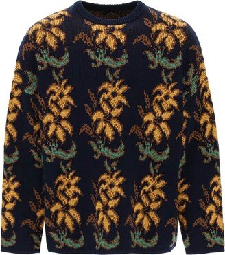 Sweater With Floral Pattern