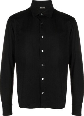 Long-Sleeve Cotton Shirt-AA