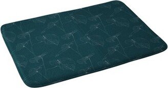 Gabriela Fuente Atlantic Memory Foam Bath Mat Teal