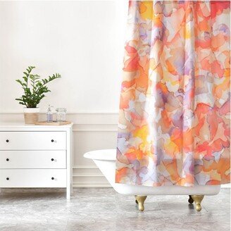 Jacqueline Maldonado Flutter Shower Curtain Pumpkin