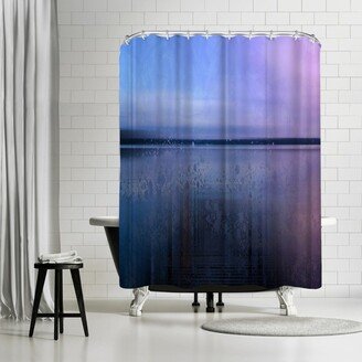 71 x 74 Shower Curtain, Scenery Art Finland Landscape by Melanie Viola