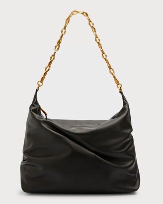 Medium Soft Leather Hobo Bag