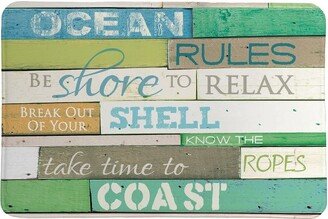 Ocean Rules 20W x 30L Memory Foam Rug