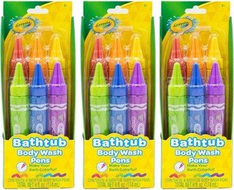 6ct Body Wash Bath Pens - Unscented - 3pk/6 fl oz