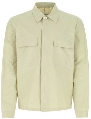 Straight Hem Buttoned Shirt