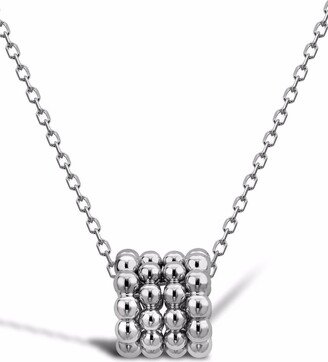 18kt white gold Bohemia pendant necklace