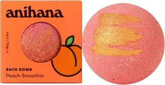 anihana Hydrating Bath Bomb - Peach Smoothie - 6.35oz