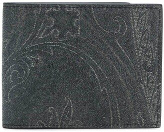 Paisley Print Billfold Wallet